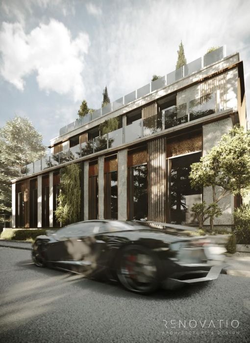 Projects - House Projects - Facade Of The Restaurant In Pushcha Voditsa - A photo  1
