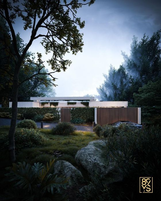 Projects - House Projects - House Project 6458 Sq.ft. On The Slope - A photo  6