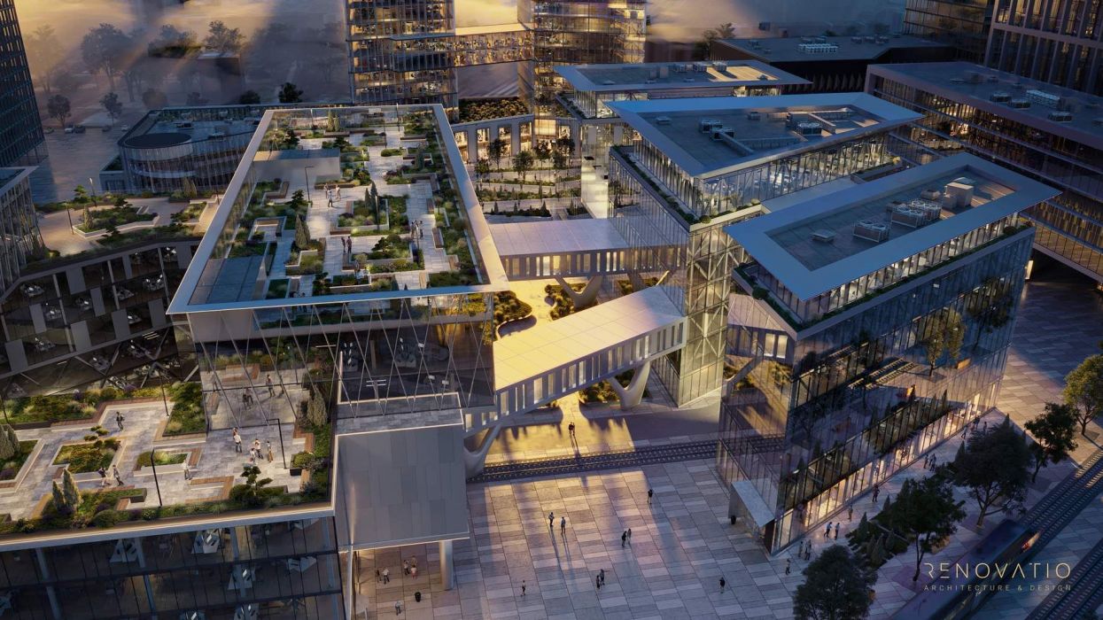 Projects - Commercial Design And Urban Projects - Business Center - A photo  5