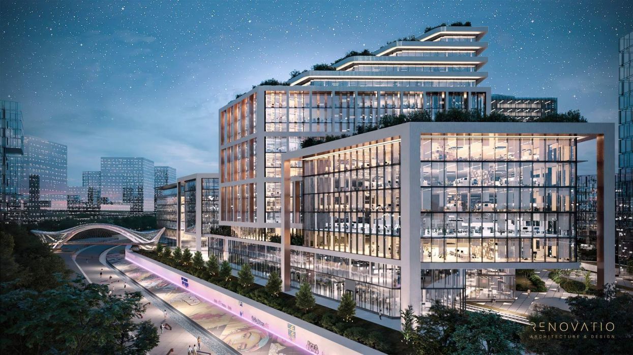 Projects - Commercial Design And Urban Projects - Business Center - A photo  6