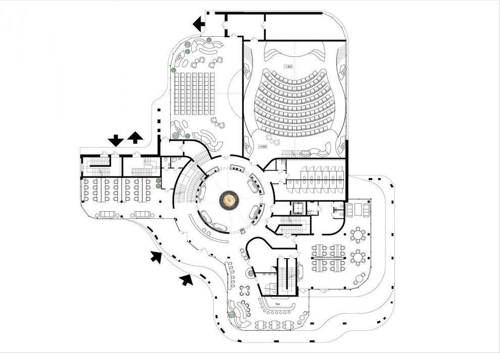 Projects - Commercial Design And Urban Projects - Congress Center 35521 Sq.ft. - A photo  5