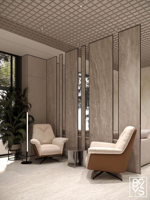Projects - Halls, Mops, Parking - Hall In The Club House On Michurin - A photo  3
