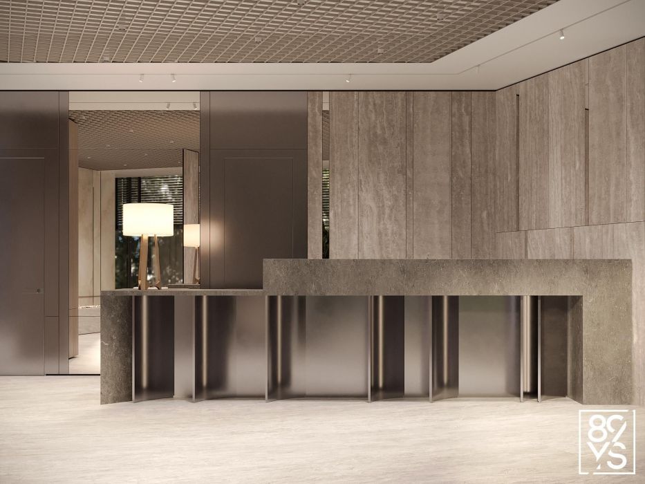 Projects - Halls, Mops, Parking - Hall In The Club House On Michurin - A photo  5