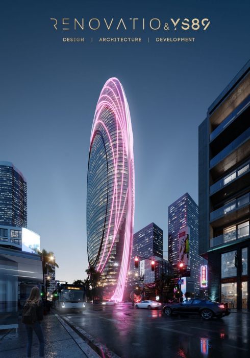 Projects - Commercial Design And Urban Projects - Miami Tower 738200 Sq.ft. - A photo  2